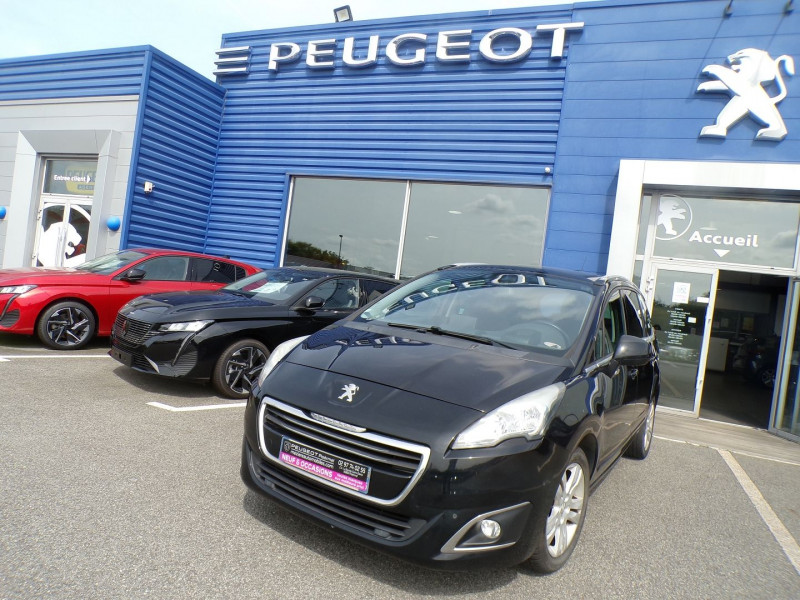 Peugeot 5008 1.6 BLUEHDI 120CH ALLURE S&S 7PL Diesel NOIR Occasion à vendre