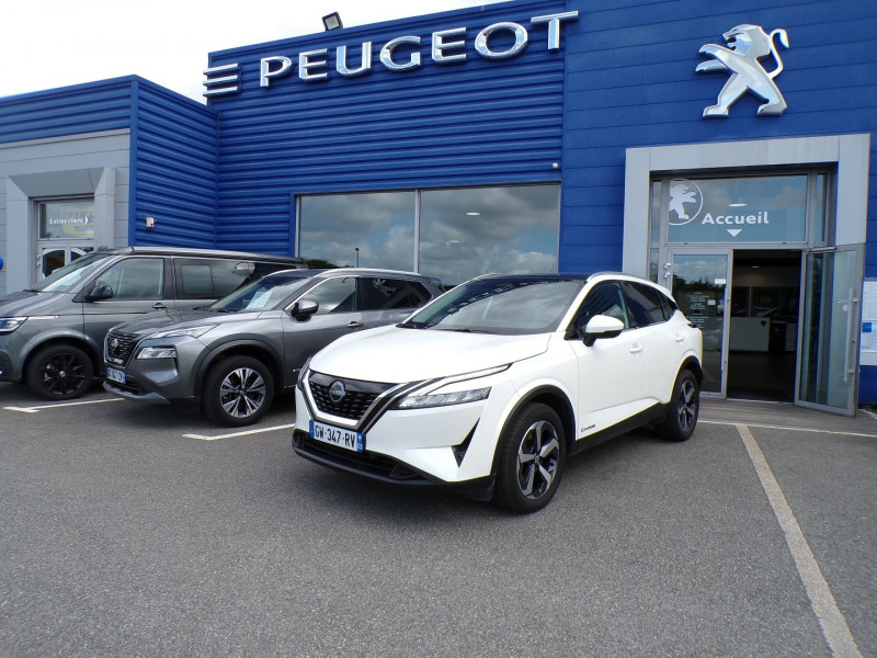 Nissan QASHQAI E-POWER 190CH N-CONNECTA Hybride BLANC Occasion à vendre