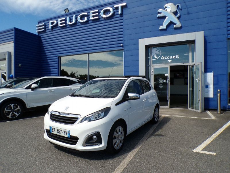 Peugeot 108 1.0 VTI STYLE TOP 5P Essence BLANC Occasion à vendre