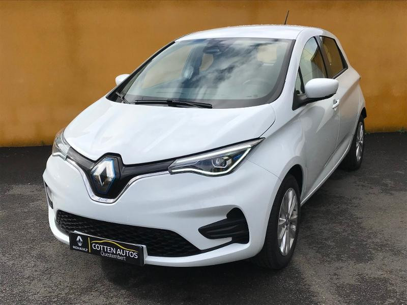 Renault Zoe Zen charge normale R110 Achat intégral - Prime conversion Electrique Blanc Occasion à vendre