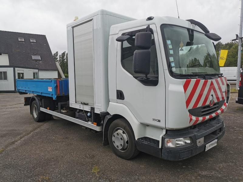Renault Trucks Midlum 190 dxi BENNE AMPLIROLL + CAISSON Diesel Blanc Occasion à vendre