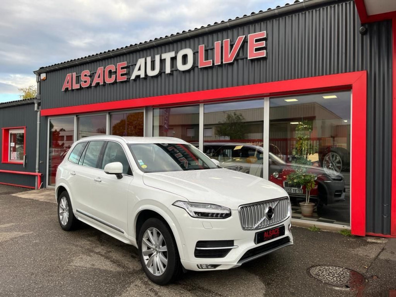 Volvo XC90 D5 AWD 225CH MOMENTUM GEARTRONIC 5 PLACES Diesel BLANC Occasion à vendre