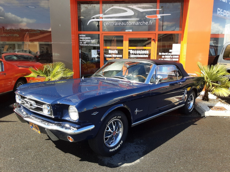 Ford MUSTANG CABRIOLET V8 289CI 1966 BLEU Essence sans plomb  Occasion à vendre