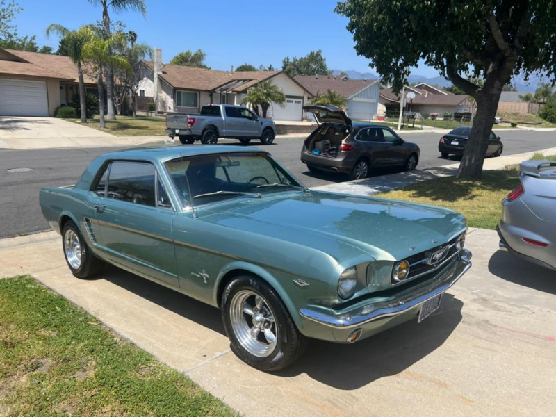 Ford MUSTANG COUPE V8 1965 TEAL Essence sans plomb  Occasion à vendre