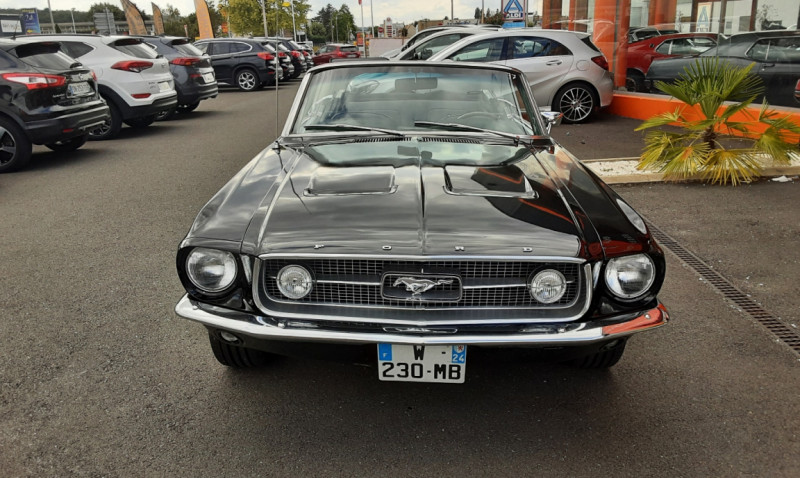 Photo 33 de l'offre de FORD MUSTANG CABRIOLET CODE A TRIPPLE BLACK 1967 à 53990€ chez Centrale auto marché Périgueux