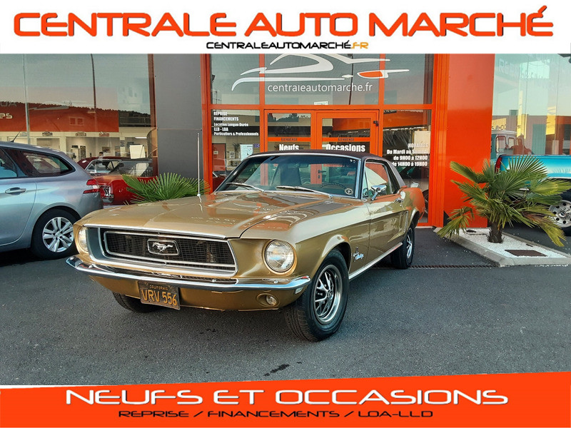 Photo 1 de l'offre de FORD MUSTANG COUPE GOLD 289CI V8 1968 à 38500€ chez Centrale auto marché Périgueux