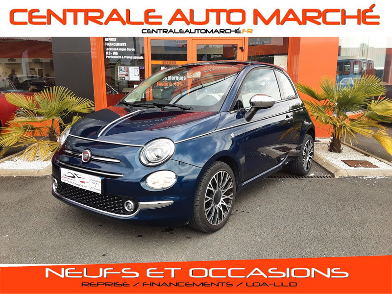 Photo 1 de l'offre de FIAT 500 1.2 69 ch Collezione à 11500€ chez Centrale auto marché Périgueux