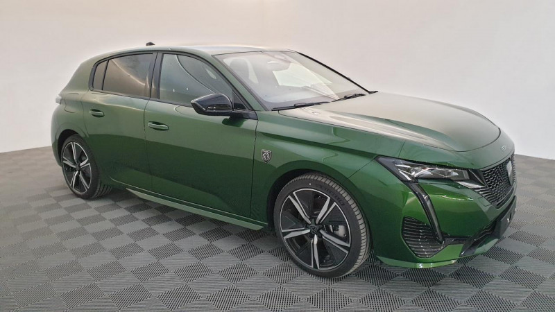 Peugeot 308 NOUVELLE 1.6 HYBRID 225CV EAT8 GT + CAMERA 360 + CHARGEUR 7.4KW Hybrid rechargeable essence VERT OLIVINE Occasion à vendre
