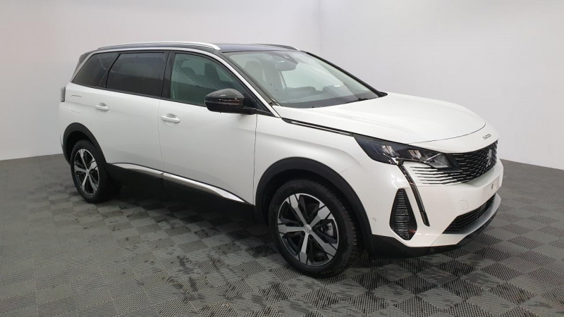 Peugeot 5008 NOUVEAU 1.5 BLUEHDI 130CV EAT8 7PL ALLURE PACK + GRIP CONTROL Diesel BLANC NACRE / TOIT NOIR Occasion à vendre
