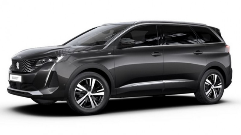 Peugeot 5008 1.5 BLUEHDI 130CV EAT8 7PL GT + PACK CITY 2 Diesel GRIS PLATINIUM / TOIT NOIR Occasion à vendre