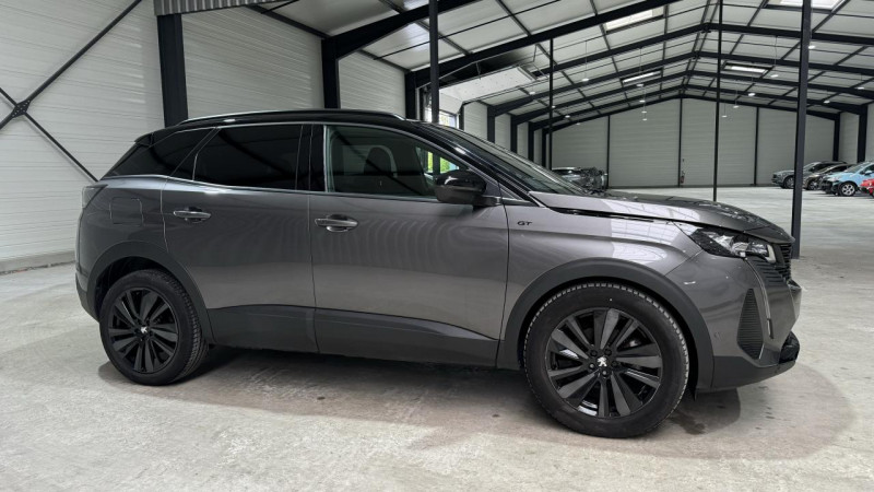 Peugeot 3008 1.2 PURETECH 130CV EAT8 GT + SIEGES CHAUFFANTS + HAYON MAINS LIBRES Essence GRIS PLATINIUM / TOIT NOIR Occasion à vendre