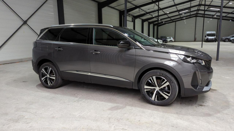 Peugeot 5008 1.2 PURETECH 130CV EAT8 7PL GT + SIEGES CHAUFFANTS + HAYON MAINS LIBRES Essence GRIS PLATINIUM / TOIT NOIR Occasion à vendre