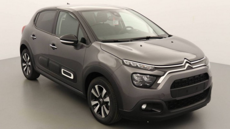 Citroen C3 1.2 PURETECH 110CV BVM6 MAX + PACK DRIVER MAX Essence GRIS PLATINIUM Occasion à vendre