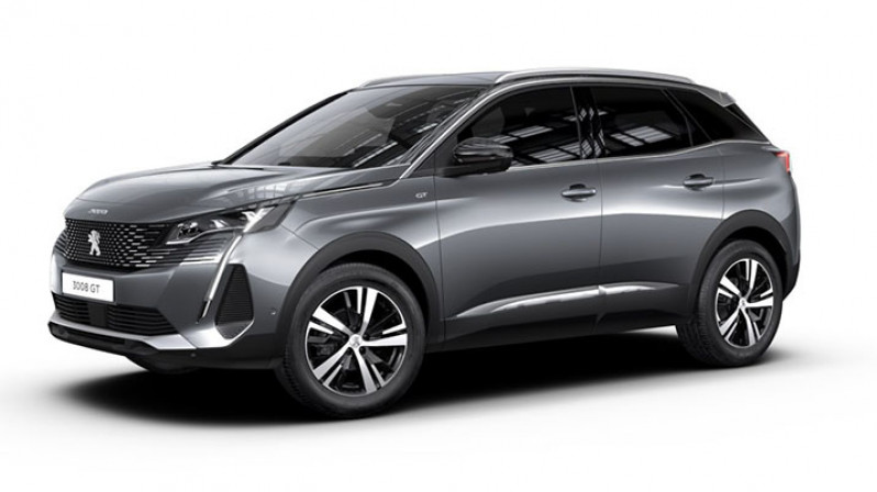 Peugeot 3008 1.2 PURETECH 130CV EAT8 GT + SIEGES CHAUFFANTS Essence GRIS ARTENSE / TOIT NOIR Occasion à vendre