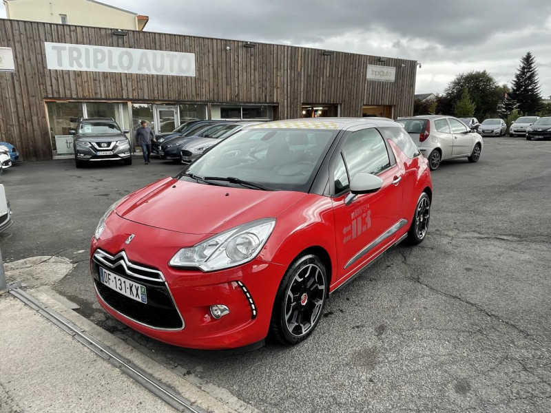 Ds DS3 1.6 E-HDI 115 SPORT CHIC GPS CUIR DIESEL ROUGE CLAIR Occasion à vendre