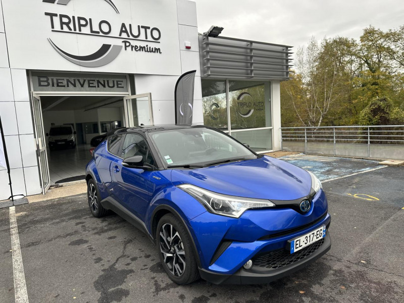 Toyota C-HR  HYBRIDE 122H E-CVT GRAPHIC GPS CAMERA Hybride BLEU FONCE Occasion à vendre