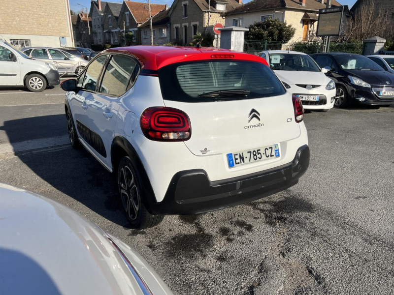 Photo 3 de l'offre de CITROEN C3 1.2 PURETECH - 82  SHINE GPS   CLIM à 11990€ chez Triplo auto