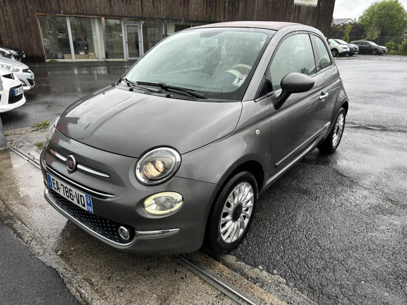 Photo 21 de l'offre de FIAT FIAT 500 CABRIOLET 1.2I - 69 LOUNGE GPS   CLIM à 11490€ chez Triplo auto