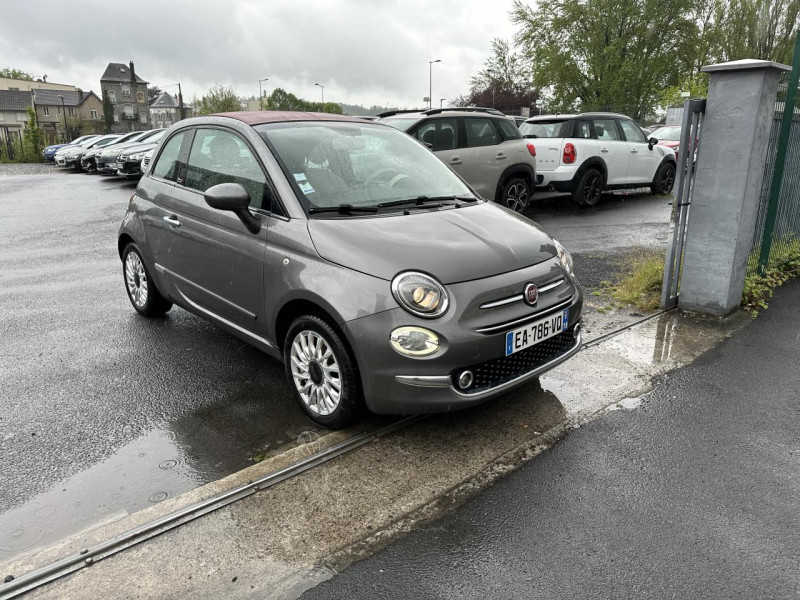 Photo 7 de l'offre de FIAT FIAT 500 CABRIOLET 1.2I - 69 LOUNGE GPS   CLIM à 11490€ chez Triplo auto