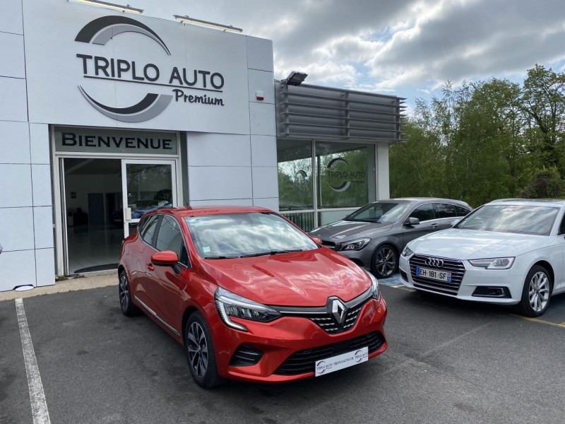 Renault CLIO 1.0 TCE - 90 INTENS GPS   CLIM ESSENCE ROUGE FONCE Occasion à vendre
