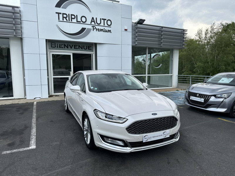 Ford MONDEO 2.0 IVCT HYBRID - 187 BVA VIGNALE GPS   CLIM Hybride BLANC Occasion à vendre