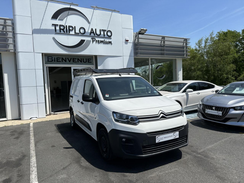 Citroen BERLINGO 1.5 BLUEHDI S&S - 100 M DRIVER 1000 KG CLIM DIESEL BLANC Occasion à vendre