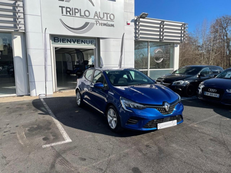 Renault CLIO 1.0 TCE - 90 - 2021 BUSINESS GPS   CLIM ESSENCE BLEU FONCE Occasion à vendre