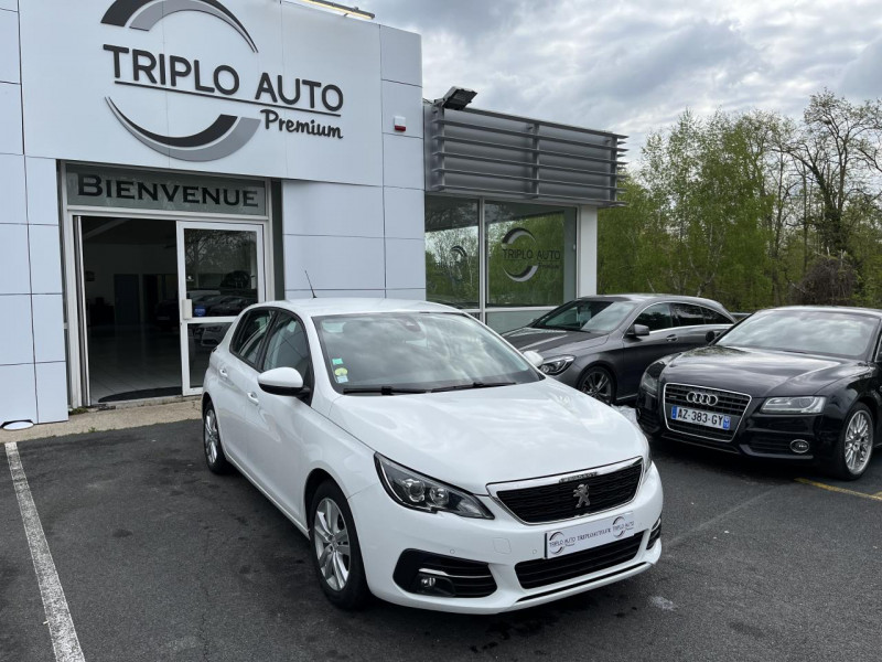 Peugeot 308  1.5 BLUEHDI S&S - 130 ALLURE BUSINESS GPS   CLIM DIESEL BLANC Occasion à vendre