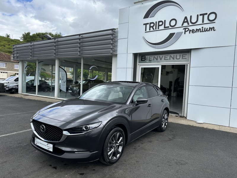 Photo 3 de l'offre de MAZDA CX-3 CX-30 2.0 E-SKYACTIV-X M-HYBRID - 186 -BVA EXCLUSIVE GPS   CAMERA AR   ATTELAGE à 34490€ chez Triplo auto