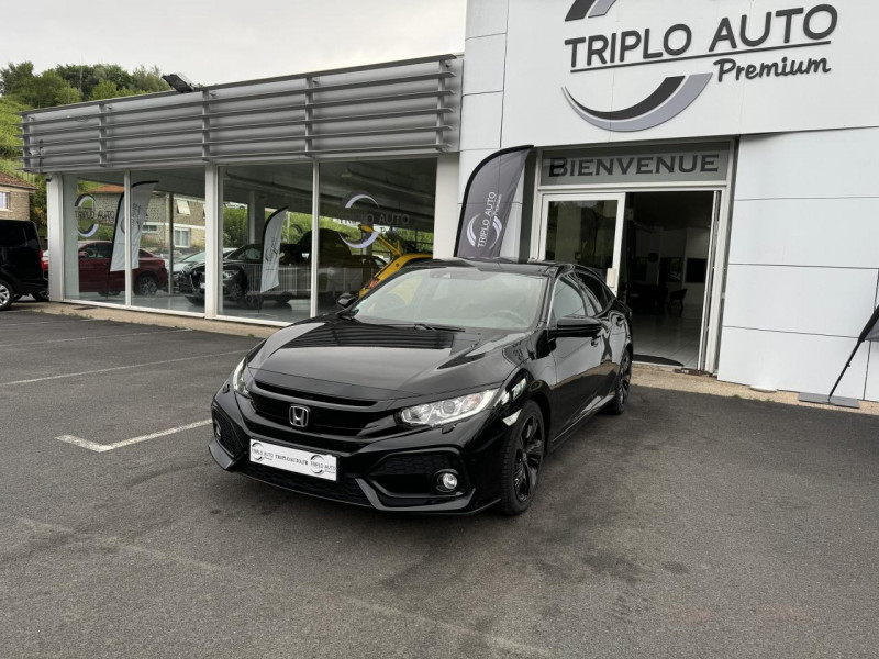 Photo 3 de l'offre de HONDA CIVIC 1.0 I-VTEC GPS   CAMERA AR   CLIM à 18490€ chez Triplo auto