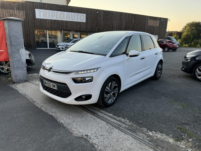 Citroen C4 PICASSO 2.0 BLUEHDI - 150 BVA EXCLUSIVE GPS   CAMERA AR   ATTELAGE DIESEL BLANC Occasion à vendre