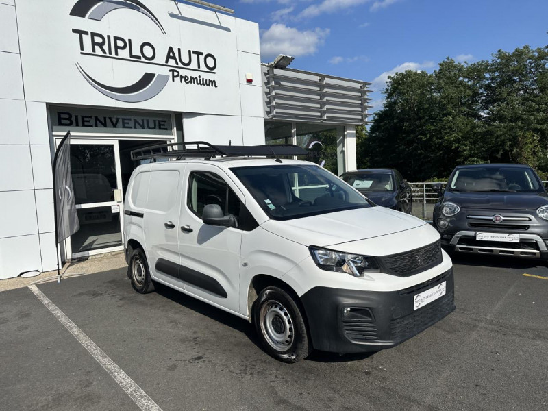 Peugeot PARTNER STANDARD 650KG 1.6 BLUEHDI S&S - 100 PREMIUM CLIM   RADAR AR   GALERIE DIESEL BLANC Occasion à vendre