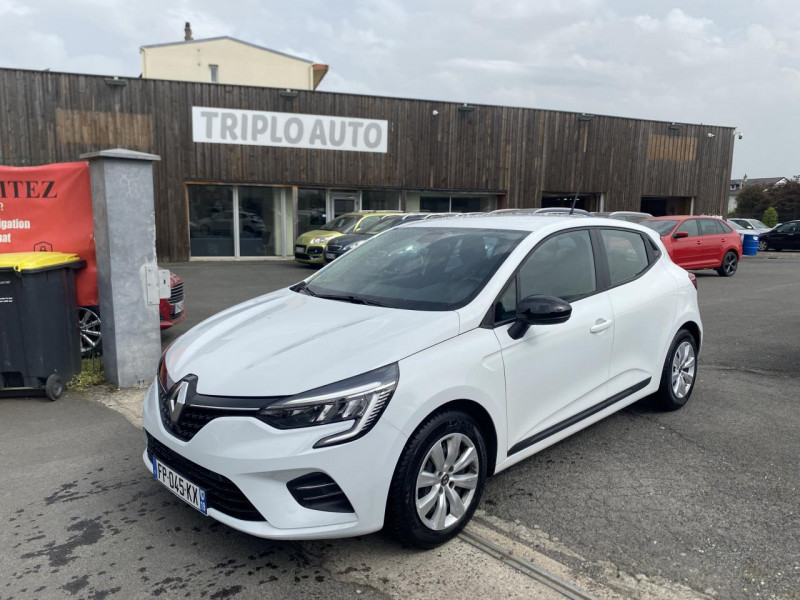 Renault CLIO V 1.5 BLUE DCI - 85 ZEN CLIM   RADAR AR DIESEL BLANC Occasion à vendre