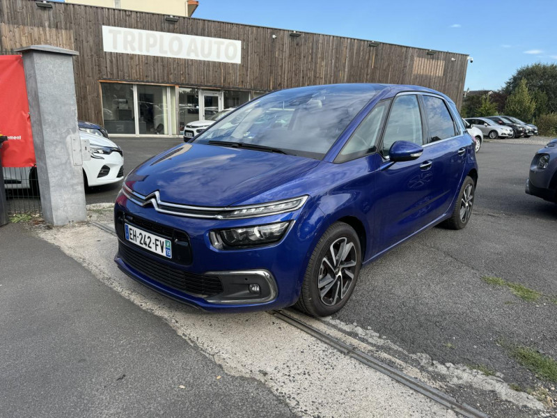 Citroen C4 PICASSO 1.2 PURETECH - 130 S&S SHINE GPS   CAMERA AR   RADAR AR   CLIM ESSENCE BLEU FONCE Occasion à vendre