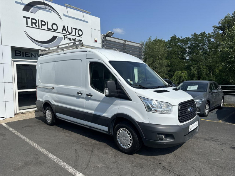 Ford TRANSIT 2.2 TDCI - 125 L2H2 AMBIENTE TVA RECUPERABLE   CLIM   ATTELAGE DIESEL BLANC Occasion à vendre