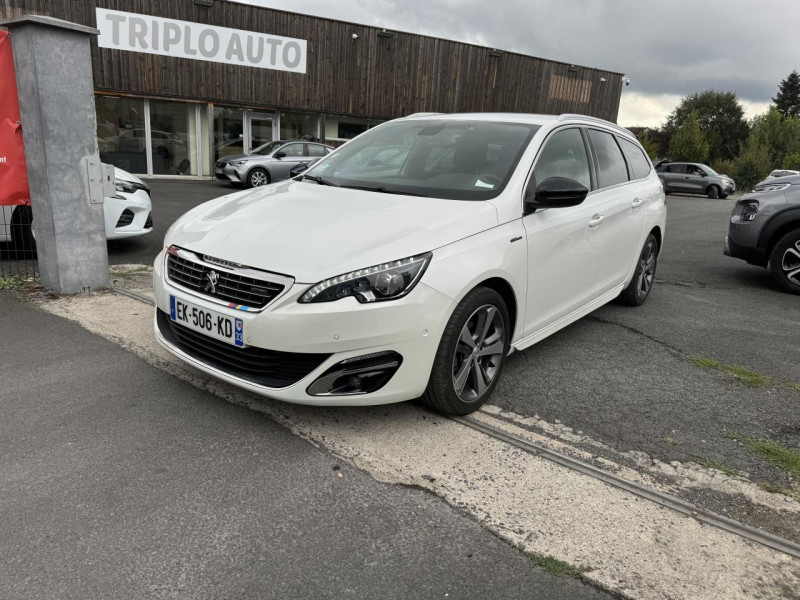 Peugeot 308 SW 1.2I PURETECH S&S - 130 GT LINE GPS   CAMERA AR ESSENCE BLANC Occasion à vendre