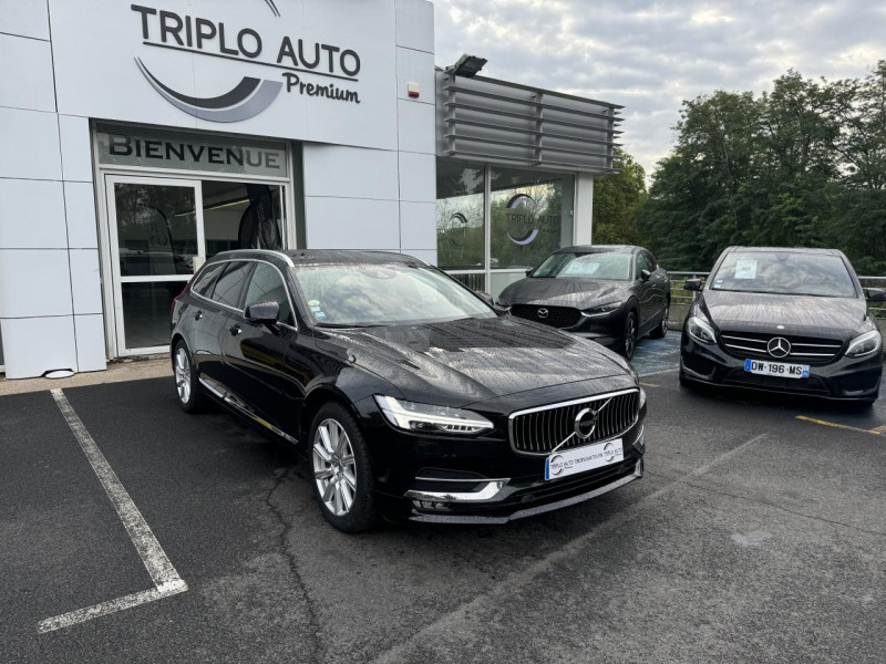 Volvo V90 D5 AWD - 235 BVA INSCRIPTION GPS   CLIM DIESEL NOIR Occasion à vendre