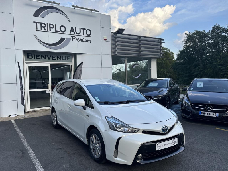 Toyota PRIUS  73 VVT-I ET MOTEUR HYBRIDE 136H DYNAMIC BUSINESS GPS   CAMERA AR   CLIM Hybride BLANC Occasion à vendre