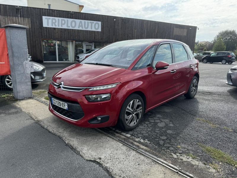 Citroen C4 PICASSO 1.6 E-HDI FAP - 115 BVA INTENSIVE GPS   CAMERA AR   CLIM DIESEL ROUGE FONCE Occasion à vendre