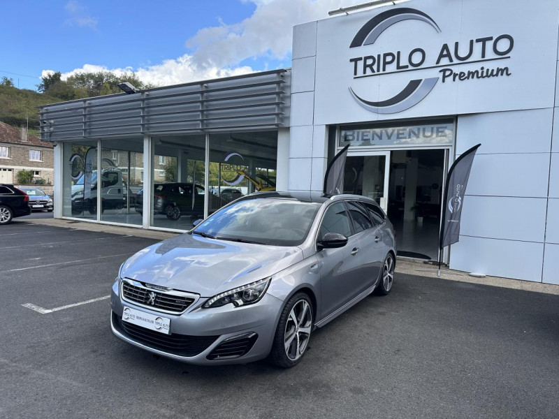 Photo 3 de l'offre de PEUGEOT 308 SW 2.0 BLUEHDI S&S - 180 BVA GT GPS   CAMERA AR   TOIT PANORAMIQUE à 15990€ chez Triplo auto