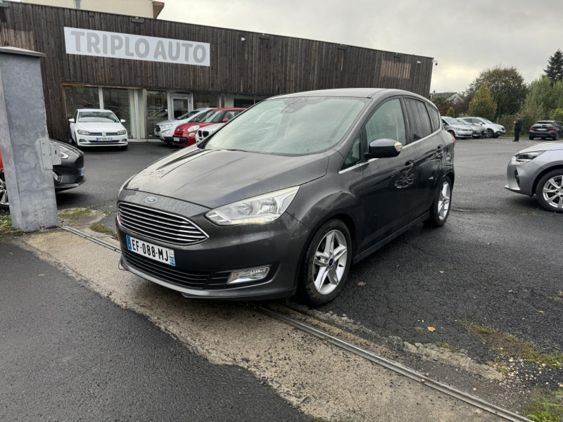 Ford C-MAX 1.5 TDCI - 120 S&S TITANIUM GPS   CAMERA AR   CLIM   ATTELAGE AUTRE GRIS FONCE Occasion à vendre