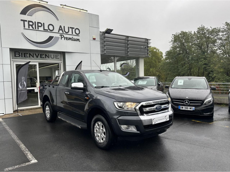 Ford RANGER 2.2 TDCI 160 - STOP & START  SUPER CABINE XL PACK   ATTELAGE DIESEL GRIS FONCE Occasion à vendre