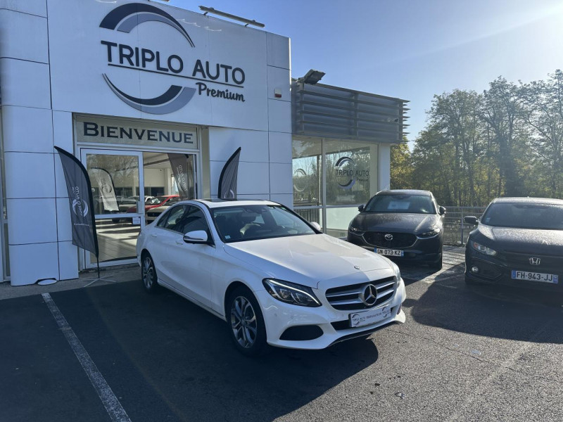 Mercedes-Benz CLASSE C C 200 - BVA 7G-TRONIC PLUS  -  FASCINATION 4-MATIC - BVA GPS   CAMERA AR   TOIT OUVRAN ESSENCE BLANC Occasion à vendre