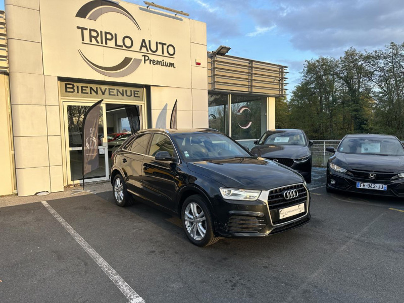 Audi Q3  2.0 TDI ULTRA - 150  S-LINE GPS   RADAR AR  DIESEL NOIR Occasion à vendre