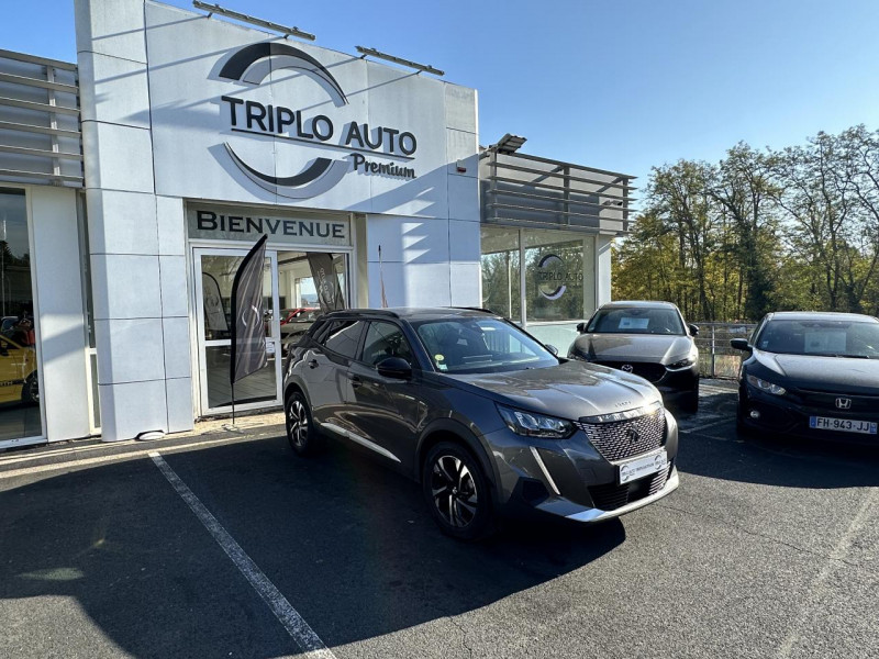 Peugeot 2008  1.5 BLUEHDI S&S - 130 - BV EAT8  II 2019 ALLURE PACK GPS   CAMERA AR DIESEL GRIS FONCE Occasion à vendre