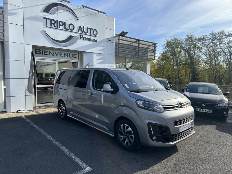 Citroen SPACETOURER XL 2.0 BLUEHDI - 180 S&S - BV EAT8  SHINE GPS   TOIT PANORAMIQUE   CAMERA AR DIESEL GRIS FONCE Occasion à vendre