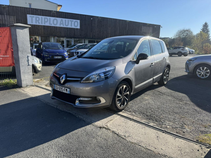 Renault SCENIC 1.5 ENERGY DCI - 110 BOSE GPS   CAMERA AR   ATTELAGE DIESEL GRIS FONCE Occasion à vendre