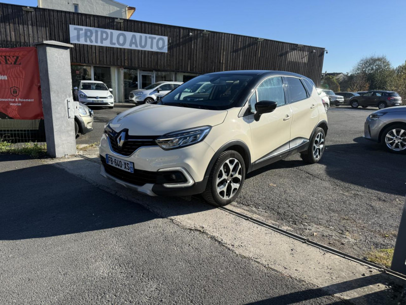 Renault CAPTUR 1.5 ENERGY DCI - 90 INTENS GPS   RADAR AR DIESEL BLANC Occasion à vendre