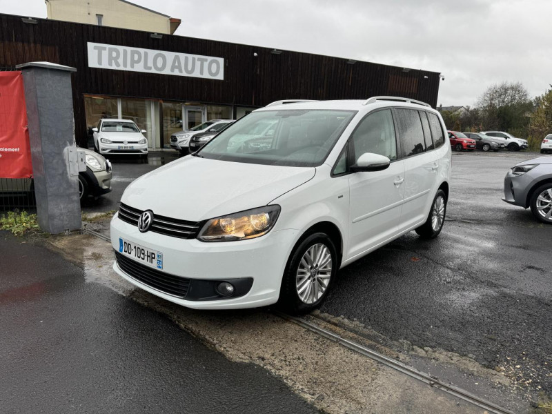 Volkswagen TOURAN 1.2 TSI - 105 CUP CLIM   RADAR AR ESSENCE BLANC Occasion à vendre