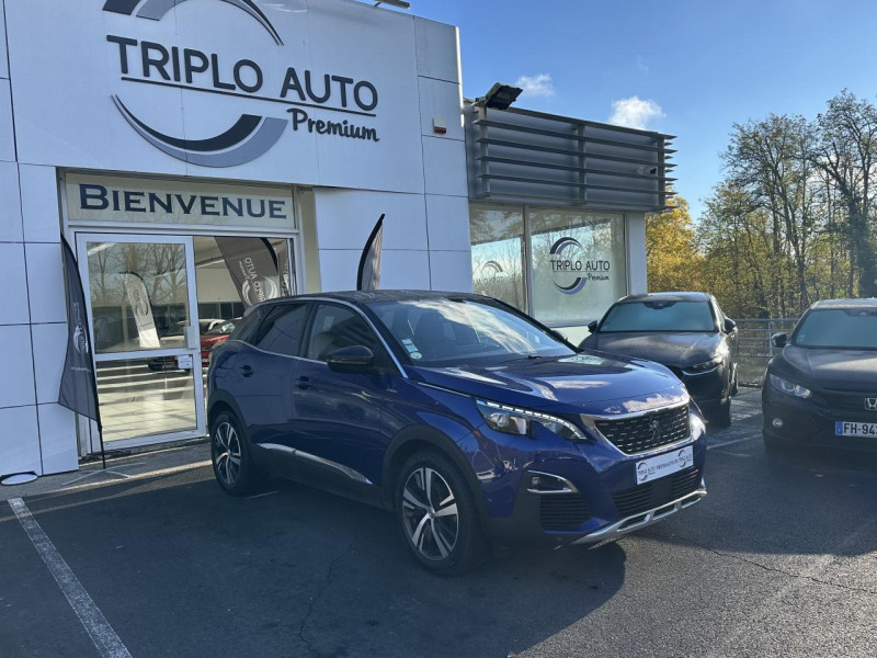 Peugeot 3008  2.0 BLUEHDI S&S - 150  II 2016 GT LINE GPS   CAMERA AR DIESEL BLEU FONCE Occasion à vendre